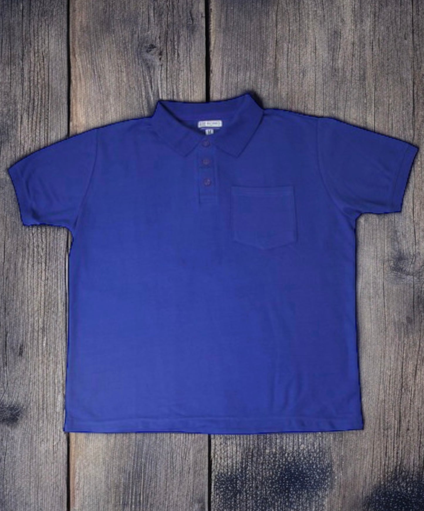 Blue Soft Pique Polo