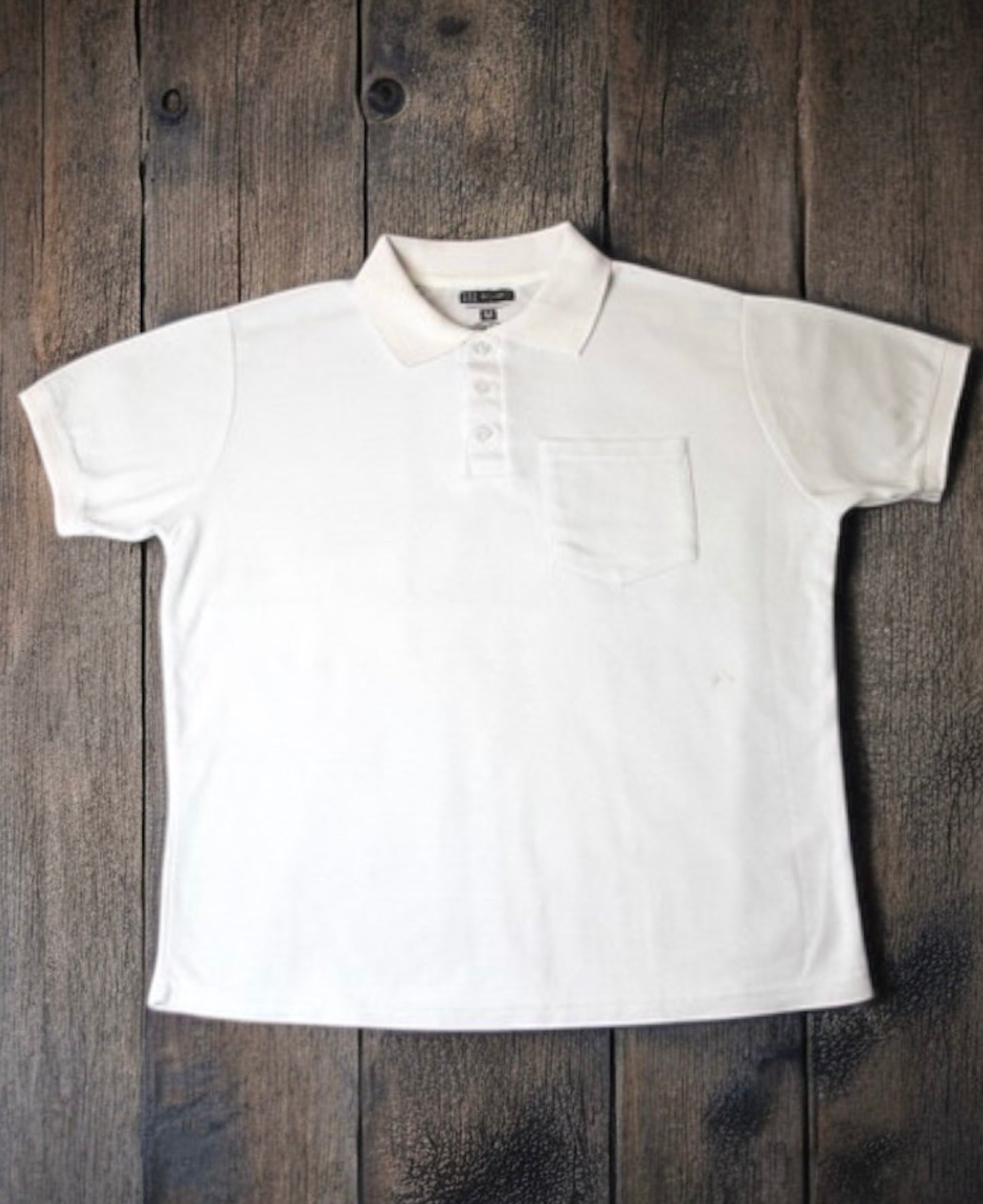 White Soft Pique Polo