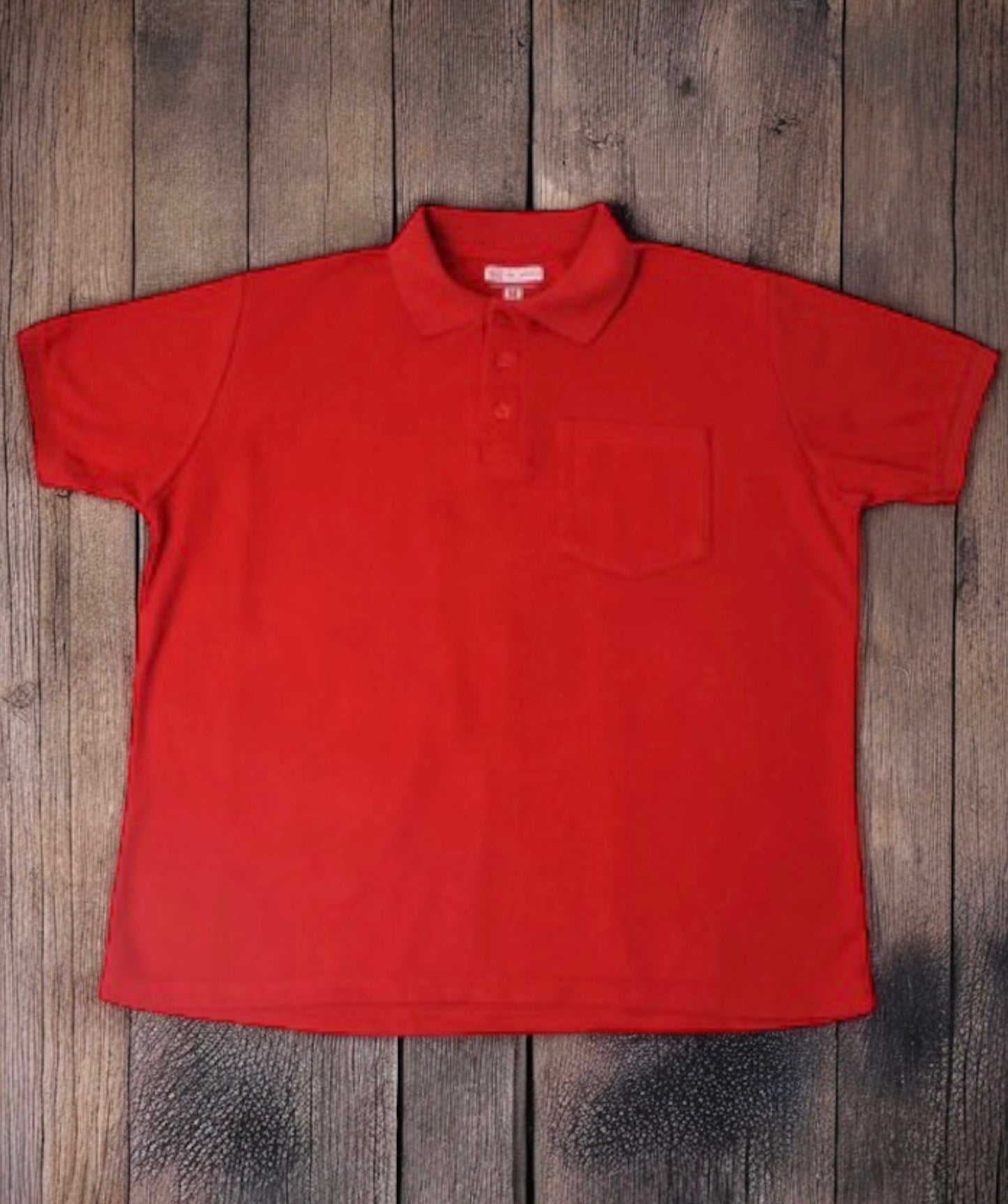 Red Soft Pique Polo
