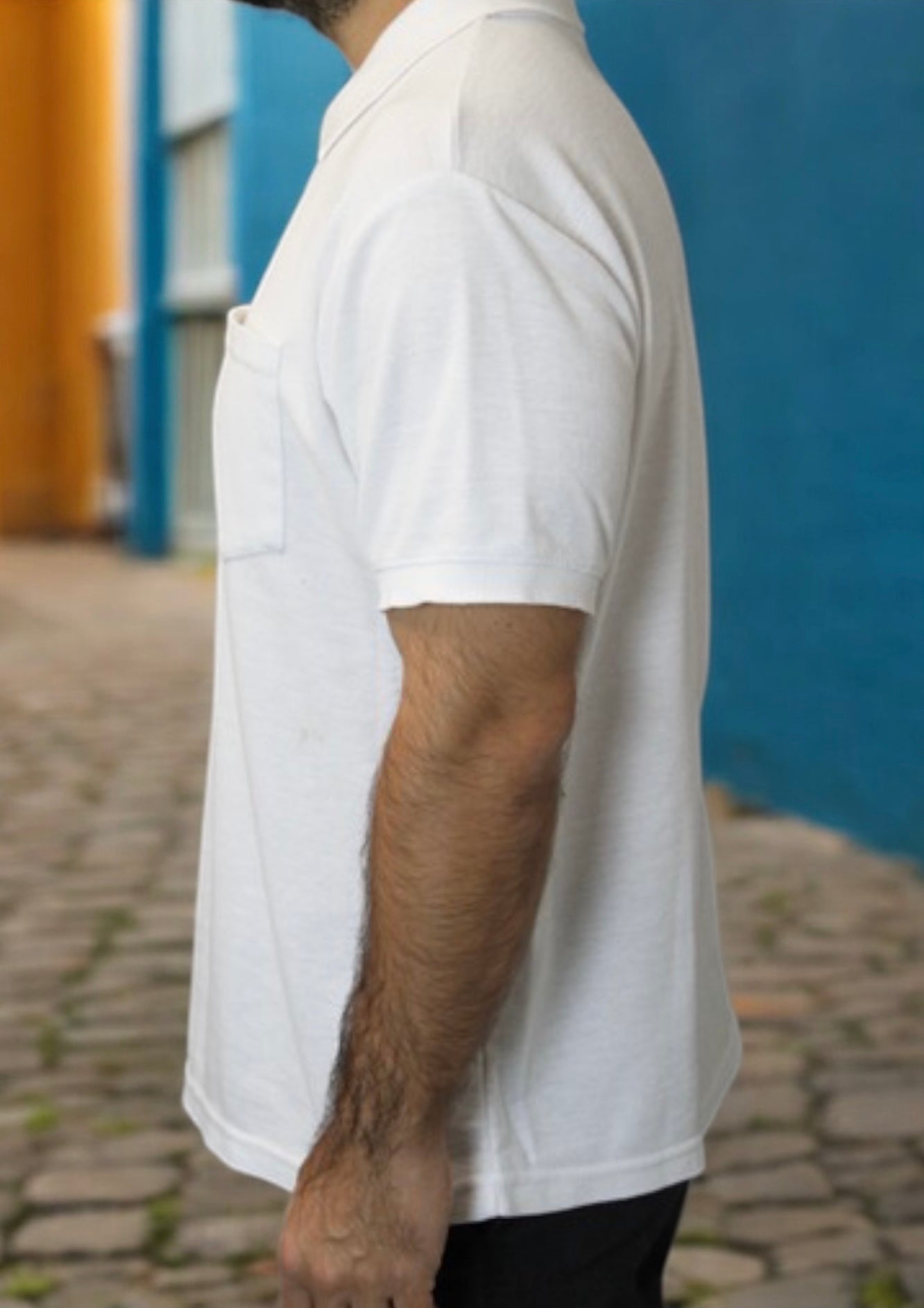 White Soft Pique Polo