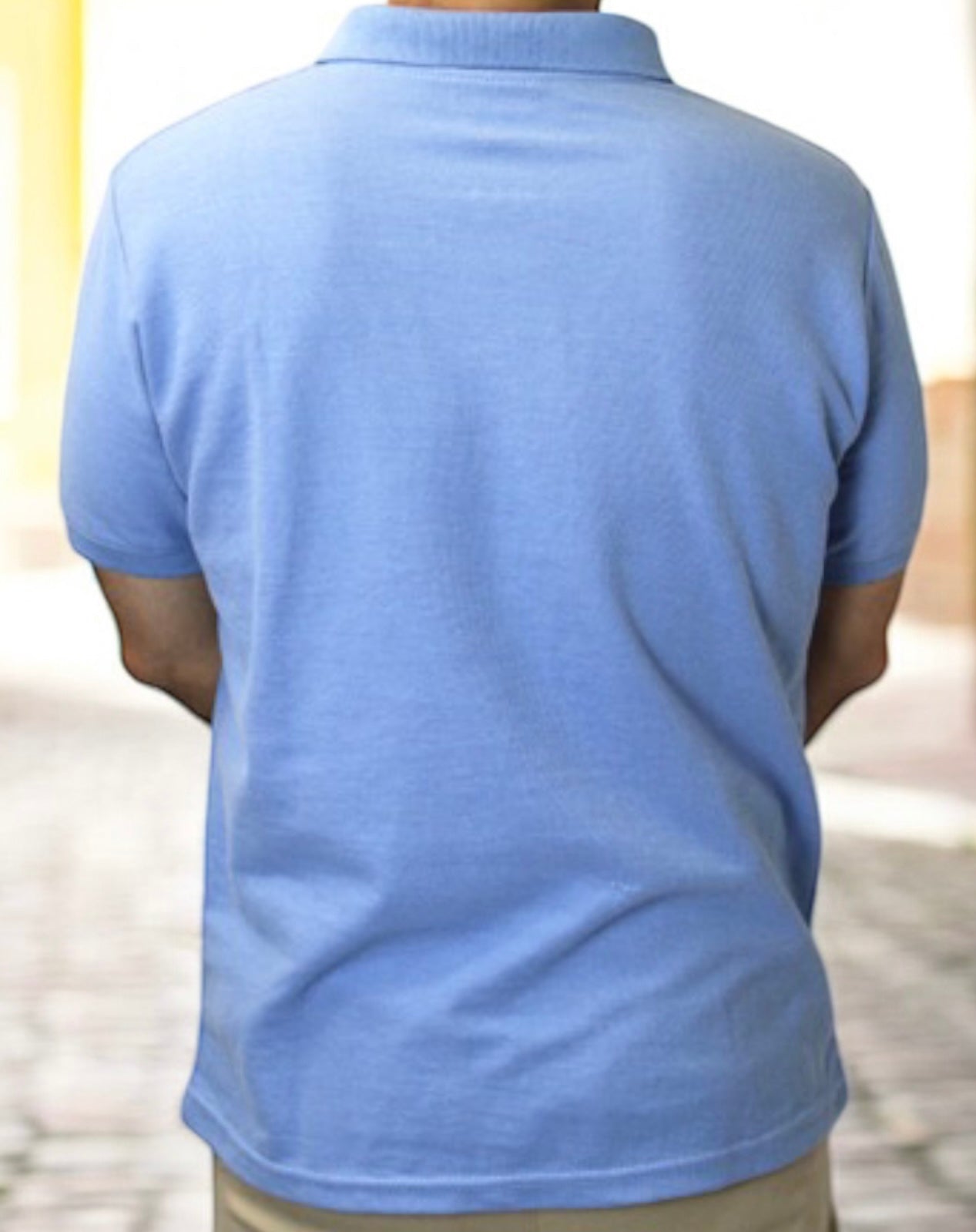 Light Blue Soft Pique Polo