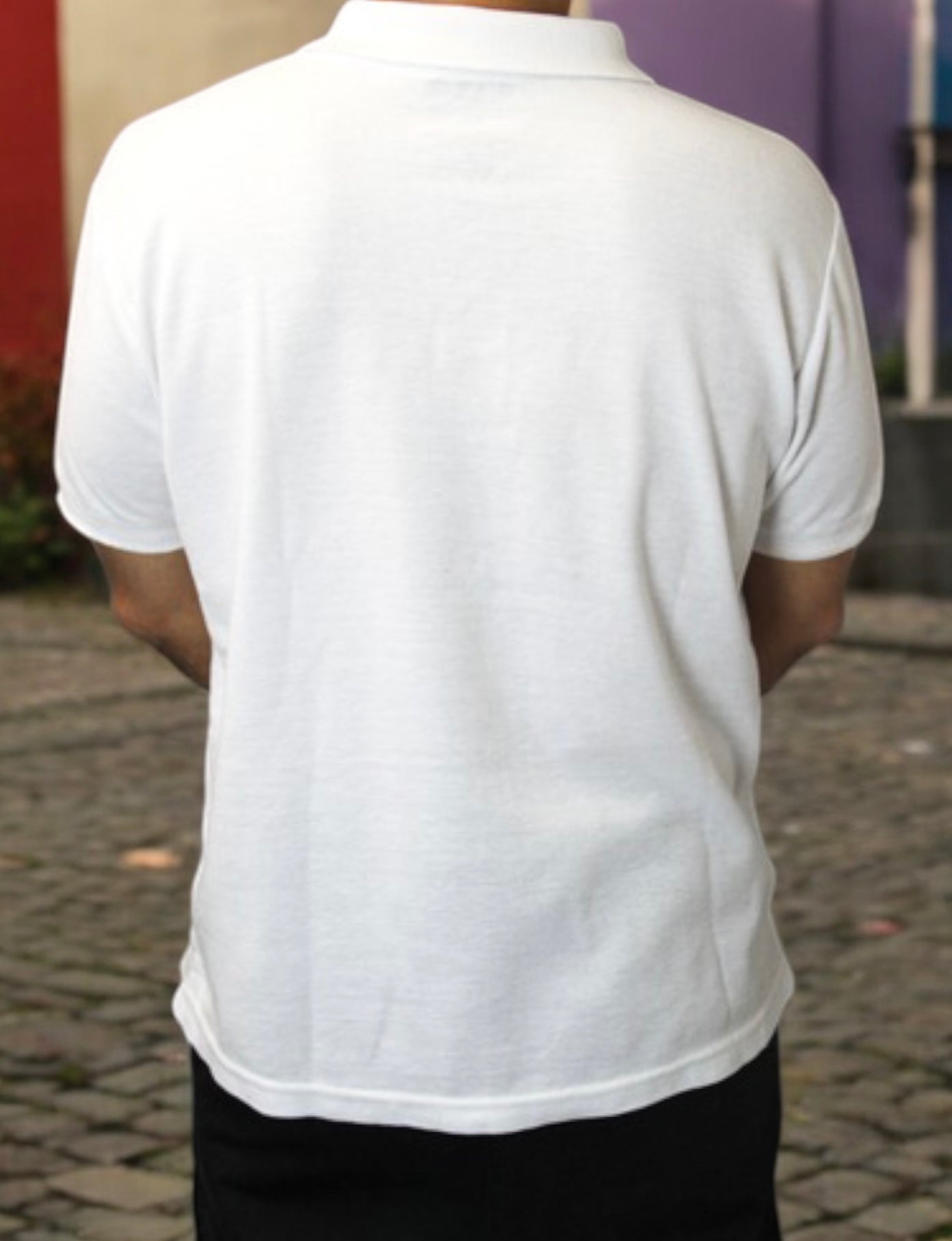 White Soft Pique Polo