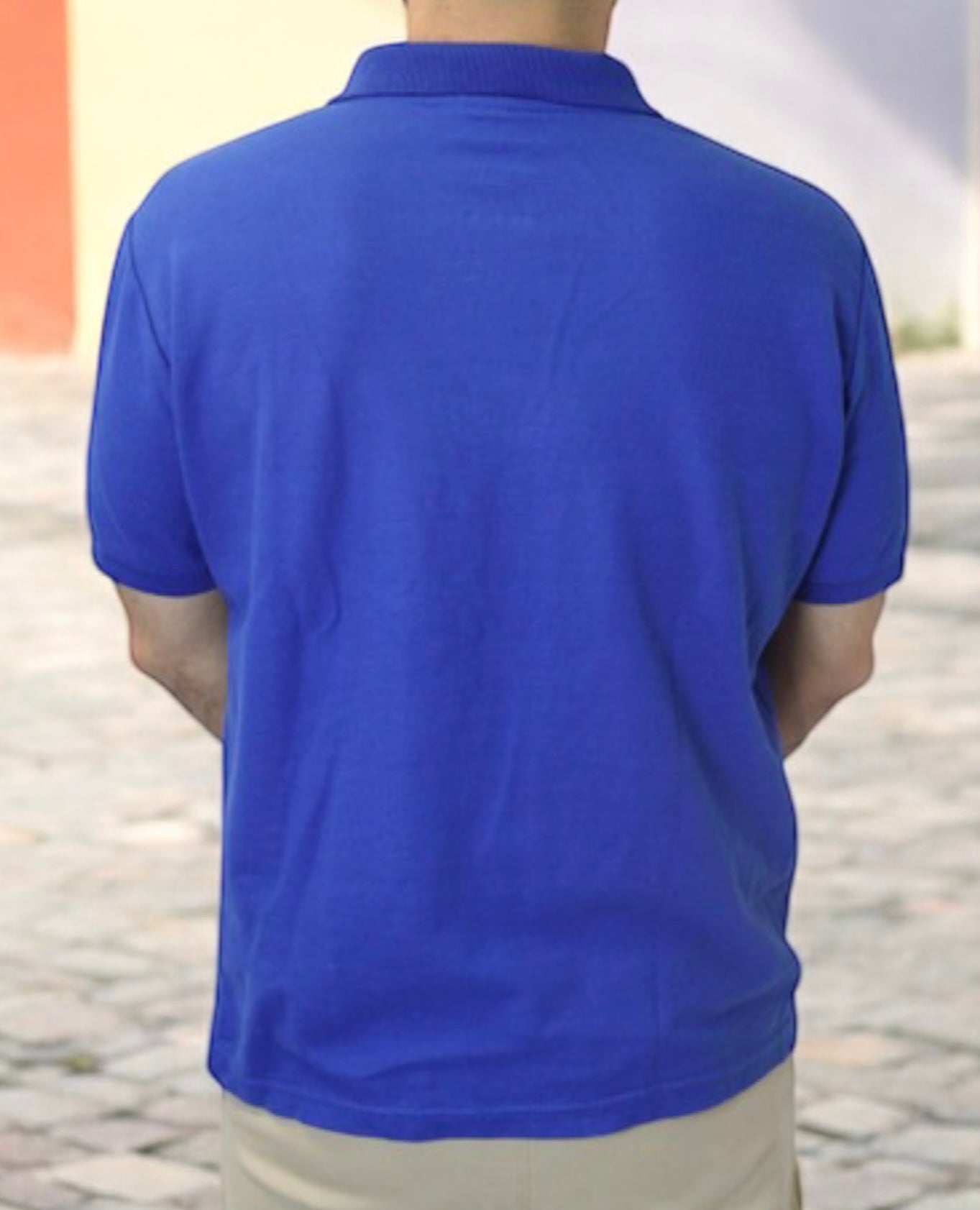 Blue Soft Pique Polo