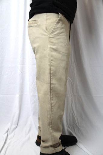 Beige Stretch Chinos