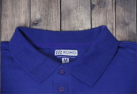 Blue Soft Pique Polo